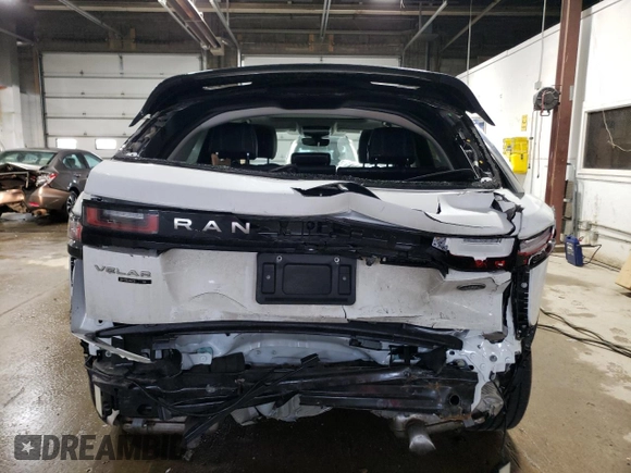 2020 Land Rover Range Rover Velar S with VIN SALYB2FV0LA253967, listed as a Copart auction lot 50986495 with Not provided miles and Non repairable. Bid and sale history available at DreamBid. Image 6.