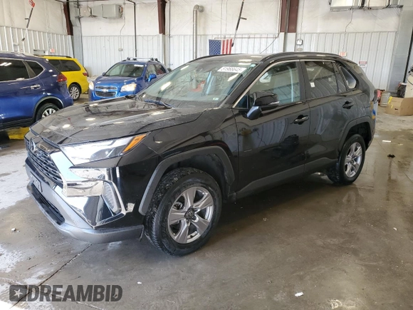 2023 Toyota RAV4 XLE with VIN 2T3P1RFV4PC325292, listed as a Copart auction lot 51966645 with 53,764 mi miles and Salvage Title. Bid and sale history available at carsss.com. Image 1.