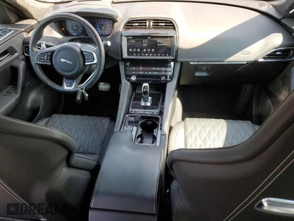 2020 Jaguar F-Pace SVR with VIN SADCZ2EE4LA660094, listed as a Copart auction lot 71012314 with 34,454 mi miles and Salvage Title. Bid and sale history available at DreamBid. Image 8.