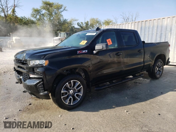 2021 Chevrolet Silverado 1500 RST with VIN 3GCUYEEDXMG453708, listed as a Copart auction lot 70710004 with Not Provided miles and Salvage Title. Bid and sale history available at carsss.com. Image 1.