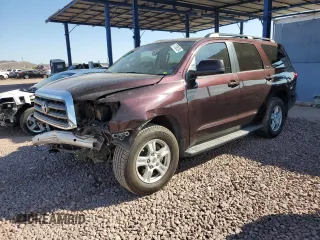 2014 Toyota Sequoia SR5 with VIN 5TDBW5G19ES108351, listed as a Copart auction lot 77708124 with 148,814 mi miles and Salvage Title. Bid and sale history available at carsss.com. Image 1.