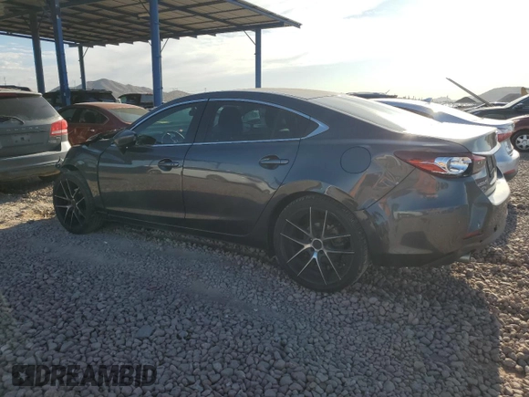 2016 Mazda 6 i Touring with VIN JM1GJ1V52G1432387, listed as a Copart auction lot 54495235 with 86,700 mi miles and Salvage Title. Bid and sale history available at carsss.com. Image 2.