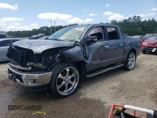 2018 Nissan Titan SV z VIN 1N6AA1EJ8JN514883, wystawiony jako Copart lot #56508115 z przebiegiem 207 605 mil mil oraz Szkoda całkowita • Salvage title. Historia ofert i sprzedaży dostępna na DreamBid. Obrazek 1.