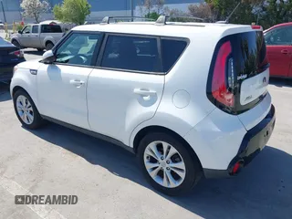 2016 Kia Soul + with VIN KNDJP3A59G7292180, listed as a IAAI auction lot 42004754 with 98,066 mi miles. Bid and sale history available at carsss.com. Image 3.