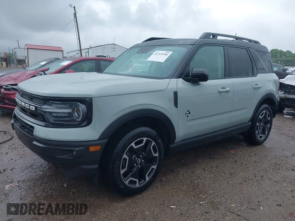2023 Ford Bronco Sport Outer Banks z VIN 3FMCR9C61PRD19727, wystawiony jako IAAI lot #42315280 z przebiegiem 69 985 mil mil oraz . Historia ofert i sprzedaży dostępna na DreamBid. Obrazek 17.