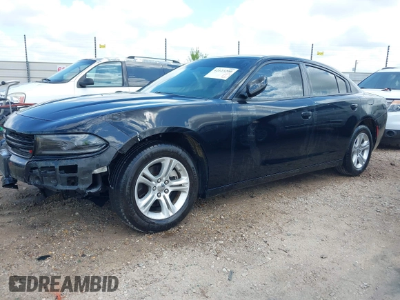 2023 Dodge Charger SXT with VIN 2C3CDXBG2PH550671, listed as a IAAI auction lot 42123200 with 50,818 mi miles. Bid and sale history available at carsss.com. Image 17.