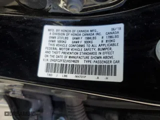 2018 Honda Civic Sedan LX with VIN 2HGFC2F52JH574629, listed as a Copart auction lot 45517785 with 88,661 mi miles and Salvage Title. Bid and sale history available at carsss.com. Image 14.