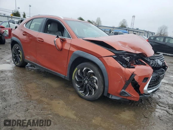 2020 Lexus UX 250h z VIN JTHP9JBHXL2020762, wystawiony jako Copart lot #52128145 z przebiegiem 33 651 mil mil oraz Szkoda całkowita • Salvage title. Historia ofert i sprzedaży dostępna na DreamBid. Obrazek 4.