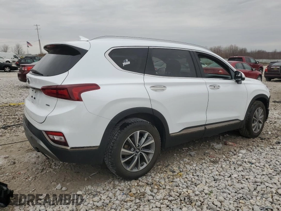 2020 Hyundai Santa Fe Limited with VIN 5NMS5CAD7LH297771, listed as a Copart auction lot 49470915 with 87,407 mi miles and Non Repairable. Bid and sale history available at carsss.com. Image 3.
