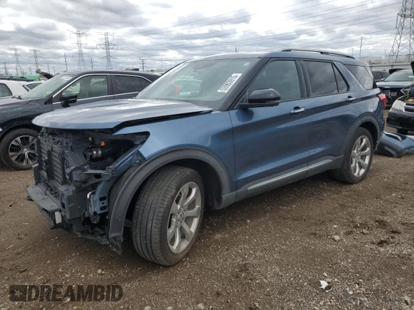2020 Ford Explorer Platinum with VIN 1FM5K8HC3LGA07125, listed as a Copart auction lot 53903915 with 67,469 mi miles and Salvage title. Bid and sale history available at DreamBid. Image 1.