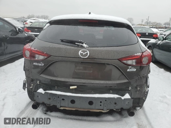 2014 Mazda 3 i Grand Touring with VIN JM1BM1M78E1102724, listed as a Copart auction lot 84099614 with 113,867 mi miles and Salvage Title. Bid and sale history available at DreamBid. Image 6.