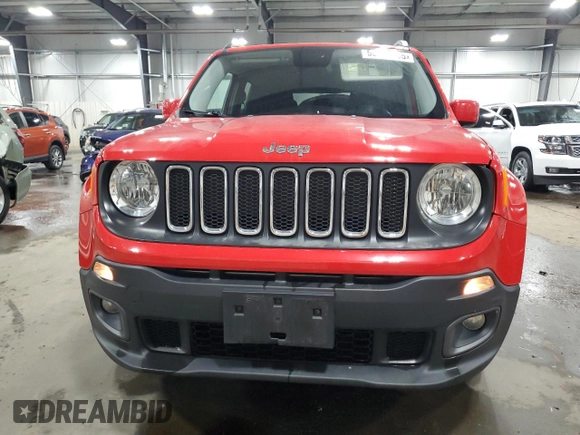 2017 Jeep Renegade Latitude z VIN ZACCJBBB4HPF16226, wystawiony jako Copart lot #50770685 z przebiegiem 116 805 mil mil oraz Szkody całkowita. Historia ofert i sprzedaży dostępna na DreamBid. Obrazek 5.