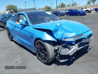 2018 BMW M4 with VIN WBS4Y9C51JAA85914, listed as a IAAI auction lot 42703394 with Not provided miles and . Bid and sale history available at DreamBid. Image 1.