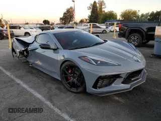 2025 Chevrolet Corvette 1LT with VIN 1G1YA2D4XS5103241, listed as a Copart auction lot 80523334 with Not Provided miles and Salvage Title. Bid and sale history available at carsss.com. Image 4.