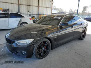 2017 BMW 4 Series 430i with VIN WBA4F7C54HG786708, listed as a Copart auction lot 46306355 with 163,200 mi miles and Salvage Title. Bid and sale history available at carsss.com. Image 1.