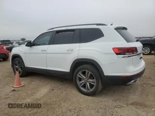 2021 Volkswagen Atlas S with VIN 1V2AP2CA9MC502220, listed as a Copart auction lot 45346035 with 65,428 mi miles and Clean title. Bid and sale history available at DreamBid. Image 2.