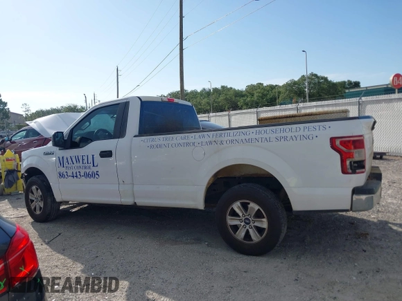 2019 Ford F-150 XL with VIN 1FTMF1CB3KKD35652, listed as a IAAI auction lot 42463370 with 96,129 mi miles and . Bid and sale history available at DreamBid. Image 14.