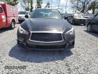 2023 Infiniti Q50 Red Sport 400 with VIN JN1FV7DP8PM570247, listed as a Copart auction lot 51143775 with 8,919 mi miles and Clean Title. Bid and sale history available at DreamBid. Image 5.