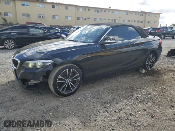 2019 BMW 2 Series 230i xDrive with VIN WBA2K1C53KVD42077, listed as a Copart auction lot 40792613 with 80,798 mi miles. Bid and sale history available at carsss.com. Image 1.