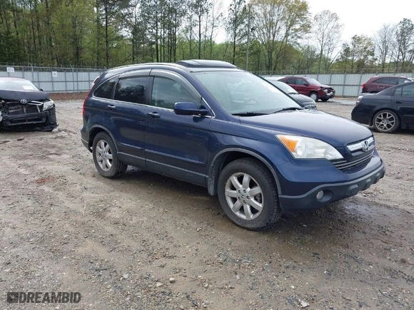 2008 Honda CR-V EX-L with VIN JHLRE38748C051252, listed as a IAAI auction lot 41906005 with 152,899 mi miles. Bid and sale history available at carsss.com. Image 1.