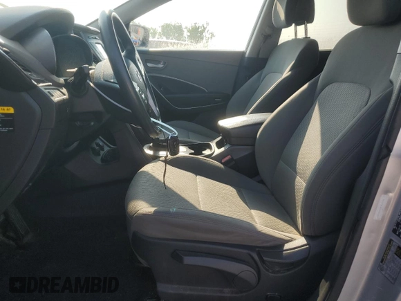 2017 Hyundai Santa Fe 2.4L z VIN 5XYZTDLB5HG403447, wystawiony jako Copart lot #59773385 z przebiegiem 87 754 mil mil oraz Czysty tytuł • Clean title. Historia ofert i sprzedaży dostępna na DreamBid. Obrazek 7.
