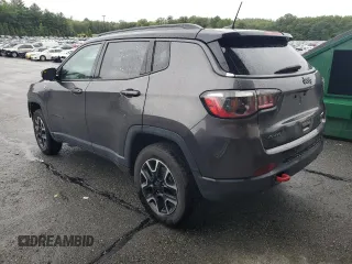 2021 Jeep Compass Trailhawk z VIN 3C4NJDDB4MT571716, wystawiony jako Copart lot #63977335 z przebiegiem 135 382 mil mil oraz Czysty tytuł • Clean title. Historia ofert i sprzedaży dostępna na DreamBid. Obrazek 2.