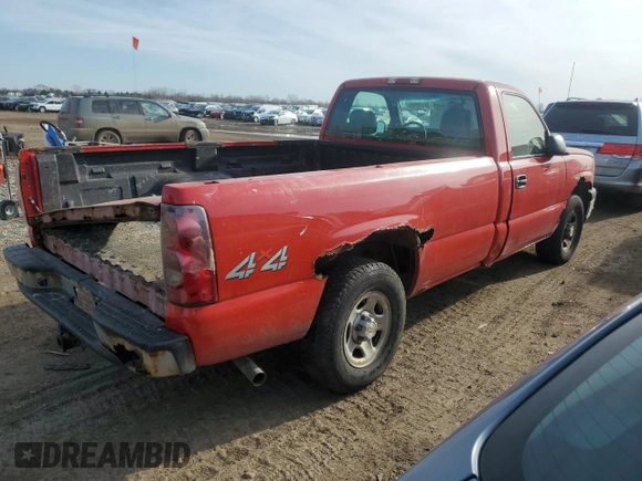 2003 Chevrolet Silverado 1500 LS with VIN 1GCEK14V43Z155100, listed as a Copart auction lot 48410965 with 62,125 mi miles and Clean Title. Bid and sale history available at DreamBid. Image 3.