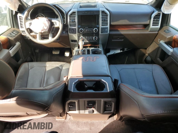 2015 Ford F-150 XLT with VIN 1FTEW1EG9FFC53288, listed as a Copart auction lot 52575555 with 118,816 mi miles and Salvage title. Bid and sale history available at DreamBid. Image 8.