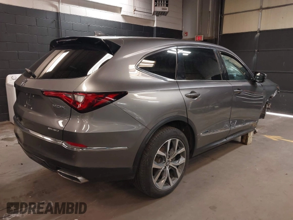 2022 Acura MDX Technology with VIN 5J8YE1H4XNL042636, listed as a IAAI auction lot 42019087 with 54,514 mi miles and . Bid and sale history available at DreamBid. Image 4.