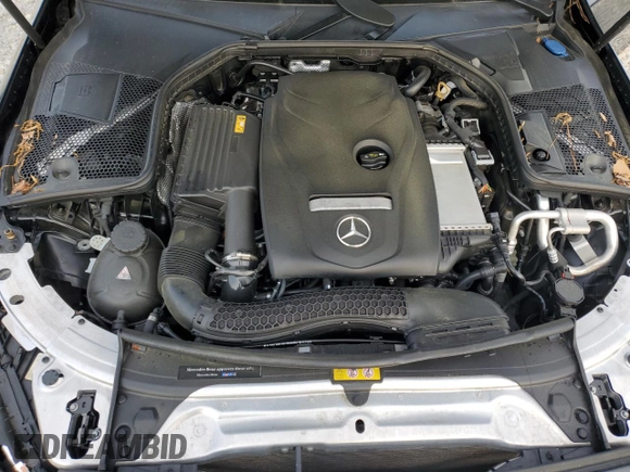 2018 Mercedes-Benz C 300 with VIN 55SWF4JB6JU251221, listed as a Copart auction lot 53234015 with 47,257 mi miles and Salvage title. Bid and sale history available at DreamBid. Image 11.