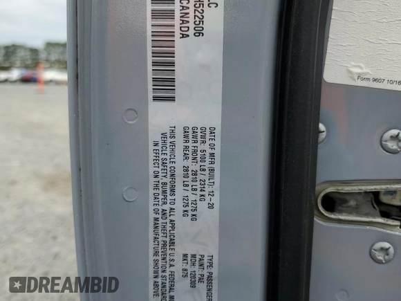2021 Dodge Charger SXT with VIN 2C3CDXBG7MH522506, listed as a Copart auction lot 50197255 with 97,090 mi miles and Salvage Title. Bid and sale history available at DreamBid. Image 13.