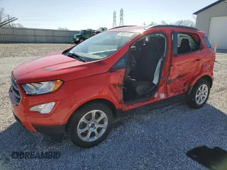 2021 Ford EcoSport SE with VIN MAJ3S2GE8MC408423, listed as a Copart auction lot 49664365 with 28,606 mi miles and Salvage Title. Bid and sale history available at carsss.com. Image 1.