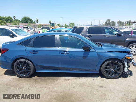 2025 Honda Civic Sport with VIN 2HGFE2F58SH582780, listed as a IAAI auction lot 42360120 with 1,562 mi miles and . Bid and sale history available at DreamBid. Image 14.