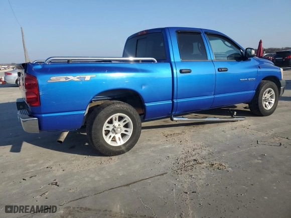 2007 Dodge Ram 1500 ST with VIN 1D7HA18K87J587635, listed as a Copart auction lot 44356785 with 166,095 mi miles and Clean Title. Bid and sale history available at carsss.com. Image 3.