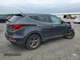 2018 Hyundai Santa Fe 2.4L z VIN 5XYZTDLB4JG553426, wystawiony jako Copart lot #54609875 z przebiegiem 93 328 mil mil oraz Szkoda całkowita • Salvage title. Historia ofert i sprzedaży dostępna na DreamBid. Obrazek 3.