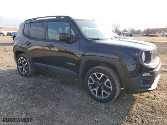 2015 Jeep Renegade Latitude with VIN ZACCJBBT4FPC46338, listed as a Copart auction lot 48301325 with 93,125 mi miles and Salvage Title. Bid and sale history available at carsss.com. Image 4.