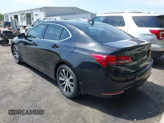 2015 Acura TLX Tech with VIN 19UUB1F57FA005463, listed as a IAAI auction lot 42027656 with 171,708 mi miles. Bid and sale history available at carsss.com. Image 3.