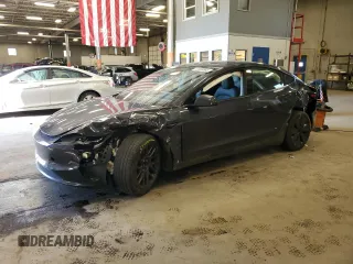 2024 Tesla Model 3 Long Range with VIN 5YJ3E1EBXRF818977, listed as a Copart auction lot 47303885 with 14,189 mi miles and Salvage Title. Bid and sale history available at DreamBid. Image 1.