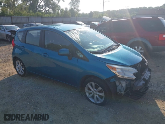 2014 Nissan Note S Plus with VIN 3N1CE2CP3EL367619, listed as a IAAI auction lot 42476703 with 148,576 mi miles and . Bid and sale history available at DreamBid. Image 1.