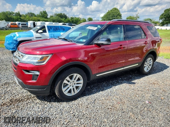 2018 Ford Explorer XLT with VIN 1FM5K8D80JGB93799, listed as a Copart auction lot 62844085 with 87,084 mi miles and Salvage title. Bid and sale history available at DreamBid. Image 1.