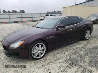 2016 Maserati Quattroporte S with VIN ZAM56RPA4G1170238, listed as a Copart auction lot 51256605 with 80,449 mi miles and Clean Title. Bid and sale history available at carsss.com. Image 1.