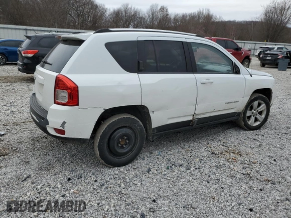 2012 Jeep Compass Sport with VIN 1C4NJCBA7CD553817, listed as a Copart auction lot 45343355 with 134,062 mi miles and Clean Title. Bid and sale history available at carsss.com. Image 3.