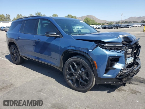 2024 Chevrolet Traverse AWD RS с VIN 1GNEVLKS9RJ166460, выставлен на аукционе Copart как лот 57914315 с пробегом 19 535 миль миль и Списание • Salvage title. История ставок и продаж доступна на DreamBid. Изображение 4.