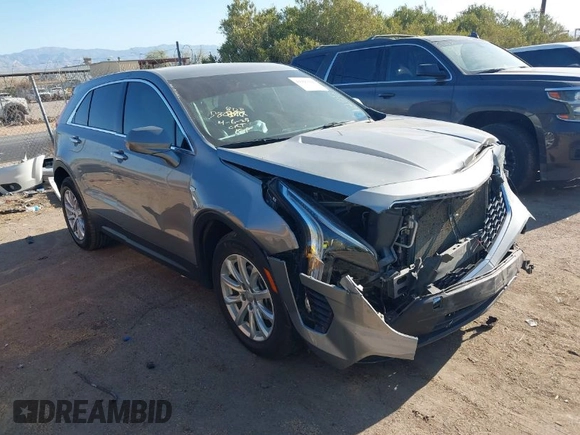 2023 Cadillac XT4 FWD Luxury with VIN 1GYAZAR43PF122259, listed as a IAAI auction lot 41993120 with 54,789 mi miles and . Bid and sale history available at carsss.com. Image 1.