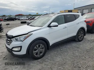 2014 Hyundai Santa Fe z VIN 5XYZU3LBXEG154131, wystawiony jako Copart lot #55847595 z przebiegiem 123 148 mil mil oraz Szkoda całkowita • Salvage title. Historia ofert i sprzedaży dostępna na DreamBid. Obrazek 1.