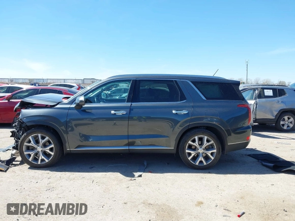 2020 Hyundai Palisade SEL with VIN KM8R34HE7LU091654, listed as a IAAI auction lot 41809048 with 87,984 mi miles and . Bid and sale history available at DreamBid. Image 15.
