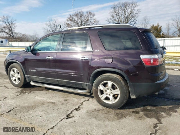 2008 GMC Acadia SLT1 with VIN 1GKER23748J148405, listed as a Copart auction lot 88510955 with 163,399 mi miles and Salvage Title. Bid and sale history available at carsss.com. Image 2.