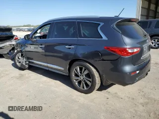 2013 Infiniti JX35 with VIN 5N1AL0MM3DC335813, listed as a Copart auction lot 52083444 with 154,268 mi miles and Salvage Title. Bid and sale history available at carsss.com. Image 2.