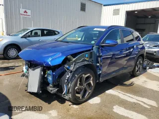2024 Hyundai Tucson SEL with VIN 5NMJF3DE5RH313018, listed as a Copart auction lot 50235885 with 6,597 mi miles and Salvage Title. Bid and sale history available at carsss.com. Image 1.