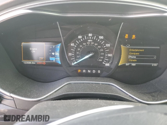 2016 Ford Fusion Titanium with VIN 3FA6P0K98GR319289, listed as a Copart auction lot 77114294 with 123,586 mi miles and Salvage Title. Bid and sale history available at DreamBid. Image 9.